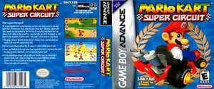 Mario Kart: Super Circuit GBA nur Cover Artwork (ohne Spiel) - Bild 1 von 1