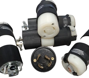 HUBBELL L14-20A Plugs & Connector Recep. UL 20A 125/250V 4 Pole 4 Wires Used F2 - Picture 1 of 6