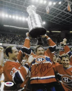 Larry Robinson Signed 8x10 Photo Autographed PSA/DNA COA Montreal Canadiens SC 1 - Picture 1 of 2