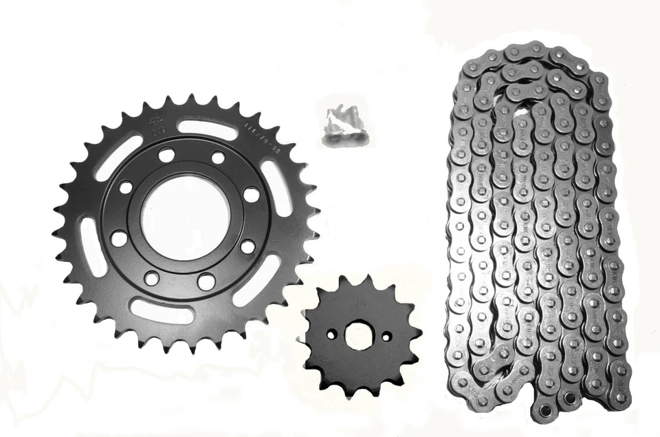 Juego de cadena junta tórica y piñón 14/33 Honda Nighthawk 250, 1991-2008 - CB250 Foto 1 de 1