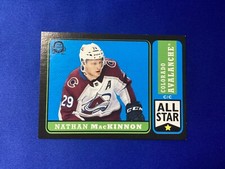 2018-19 O-Pee-Chee Retro Black #205 Nathan MacKinnon #/100