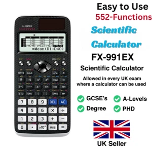 CASIO FX-991EX Classwiz Advanced Engineering Scientific Calculator-552 Functions - Picture 1 of 6