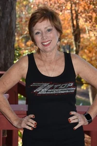 ZZ Top Strass Glitzer Racerback Tank Top XS, S, M, L, XL, 2XL - Bild 1 von 10