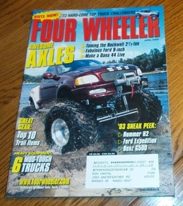 Four Wheeler April 2002 Hummer H2, Ford Expedition, Benz G500, Top 10 Trail Item - Picture 1 of 1