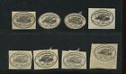 122L1 PRINCE'S LETTER DISPATCH REFERENCE LOT OF 8 STAMPS BX4606