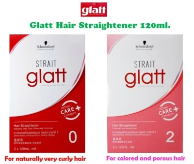 Glatt 0 or 2 Formula 120ml. Schwarzkopf Hair Straightener Straightening Cream - Image 1 of 4