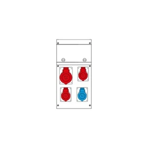 Scame 6304006327 quadro di distruzione certificato cablato con 1 presa 2P+T 16A+ - Foto 1 di 1