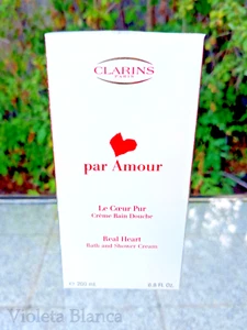 Crema de baño y ducha Real Heart - PAR AMOUR de Clarins, 200 ml. NUEVO / NEW - Imagen 1 de 5