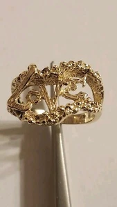 14kt Yellow Gold "LOVE" Ring, 4.8 grams - Picture 1 of 4