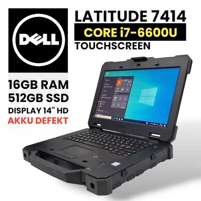 DELL Latitude 14 Rugged Extreme 7414/ i7-6600U / 16GB / 512GB SSD #H141 - Bild 1 von 4