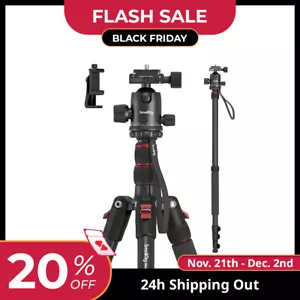 SmallRig 71" Camera Tripod & Monopod, 360°Ball Head Detachable Payload 33lb - Picture 1 of 12