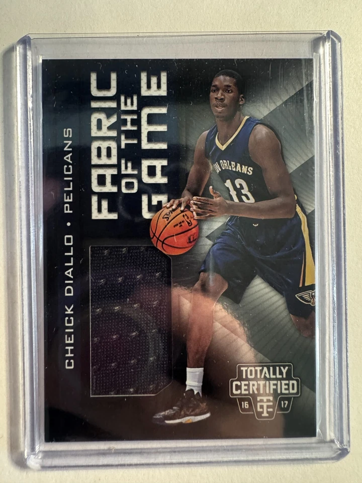 K314,892- 2016-17 Totally Certified Fabric of the Game Jerseys #27 Cheick Diallo - Image 1 of 1