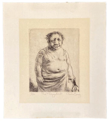 Grabado edición limitada firmado por Charles Bragg The Flagellants Foto 1 de 4