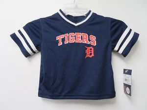 Infant Detroit Tigers Short Sleeve Shirt Blue Size 12 Month NWT - Picture 1 of 5