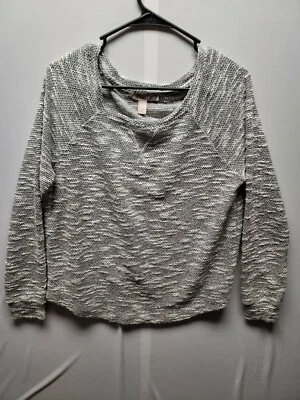 Suéter Forever 21 Contemporáneo Gris Plata Manga Larga Talla L Foto 1 de 3