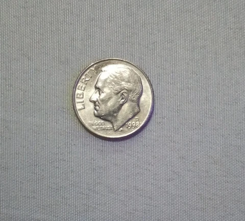 1998 D Roosevelt Dime Full Torch Cover