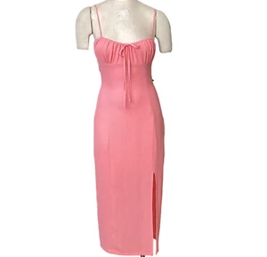 Gianni Bini Maya ärmellose Mantelkrawatte Kleid Oberschenkel Schlitz Gr. 4 neu mit Etikett 192C - Bild 1 von 8