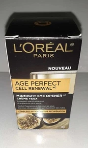 L'Oreal Paris Age Perfect Cell Renewal Midnight Eye Opener Cream 0.5oz Best Deal - Picture 1 of 2