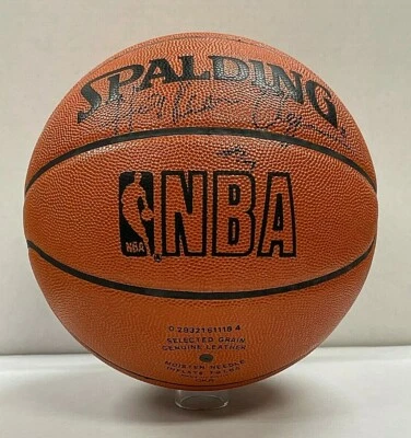 Hakeem Olajuwon Signed Official Basketball PSA/DNA HOF AB64279 - Image 1 of 3