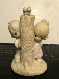Jonathan & David PRECIOUS MOMENTS 1979  “Thee I Love” E-3116 Figurine - Picture 1 of 3