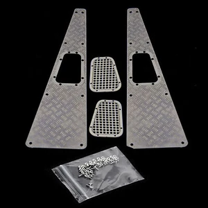 Kits de capó de placa de deslizamiento de metal para coche de radiocontrol Traxxas TRX4 Land Rover Defender W016 - Imagen 1 de 4