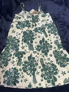 Patagonia Pataloha Hawaiian Girls Sun Dress  Alula Natural  Sz S (7-8) NWT - Picture 1 of 4