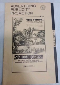 Vintage Burt Reynolds 1970 Skullduggery Movie Pressbook, Universal City Studios - Picture 1 of 10