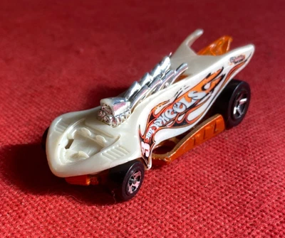 HOT WHEELS Modellino Auto TURBO FLAME Mattel (1995) 1:64 Metallo Arancione - Immagine 1 di 3