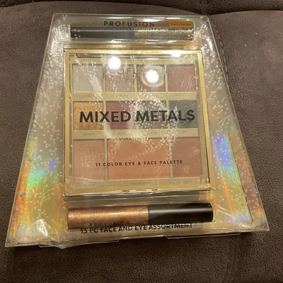 Profusion 13 PC FACE & Eye Assortment- Eye & Face Palette, Eyeliner & Lip Topper - Image 1 of 4