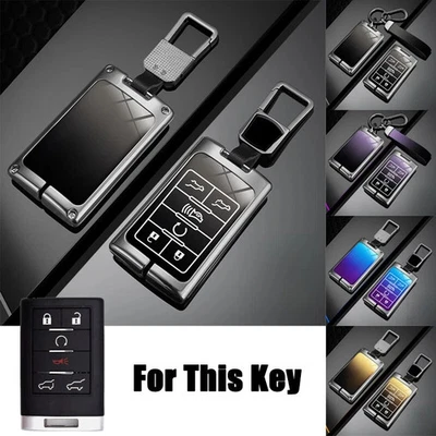 Zinc Alloy TPU Car Remote Key Fob Case Cover Bag For Cadillac Escalade ESV EXT - Image 1 of 4