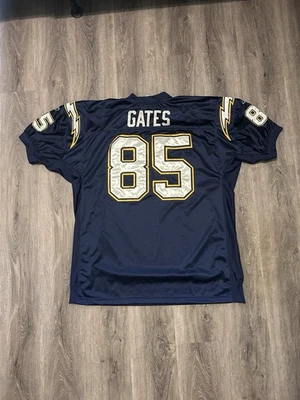 Antonio Gates #85 Chargers Authentic Reebok Game Model Football Jersey NFL Sz 54 - Image 1 of 4