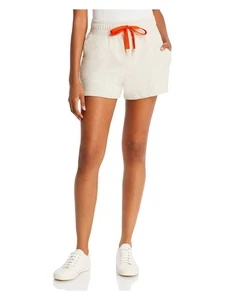 MOTHER Womens Gray Pocketed Tie Heather Active Wear High Waist Shorts M - Picture 1 of 6