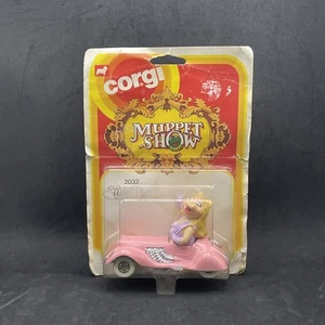 Vintage 1979 Corgi Muppet Show Miss Piggy in Her Car #2032 NOS - Picture 1 of 8