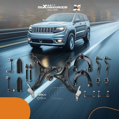 Front Upper Lower Control Arms for 2011-2015 Dodge Durango Jeep Grand Cherokee - Image 1 of 4