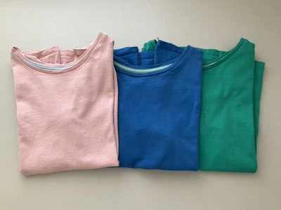 Mini Boden Lot of 3 Girls Multicolor Short Sleeve Cotton Tops Size 13-14 - Image 1 of 4