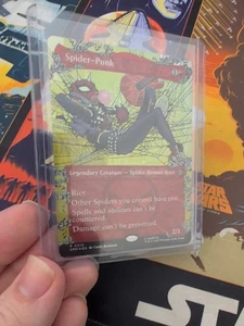 Foil Spider-punk (borderless) (210) M/NM Magic MTG Marvel's Spider-man - Picture 1 of 6