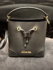 Michael Kors Mercer Extra-Small Pebbled Leather Crossbody Bag - Picture 1 of 4