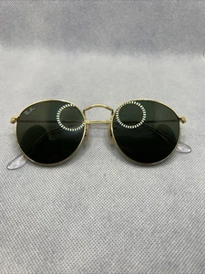 RAY-BAN RB3447 001 50-21-145 ROUND METAL Rose Gold Frame SUNGLASSES - Picture 1 of 7
