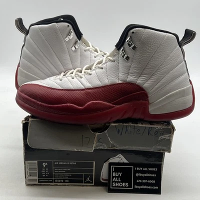 Talla 9.5 - Air Jordan 12 Retro 2009 Cherry (130690-110) Foto 1 de 4