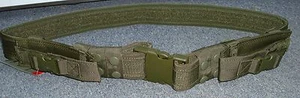 NEW Tactical 2 inch Adjustable Duty Gun Belt w 2 Magazine Pouches OD OLIVE GREEN - Picture 1 of 3