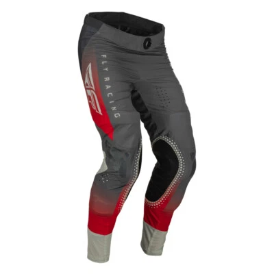 Pantalones todoterreno Fly Racing Lite 2023 gris y rojo MX juvenil talla 26 Foto 1 de 2