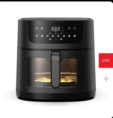 FLEXISPOT FREIDORA DE AIRE DE 8,5 CUARTOS DE GALÓN DE CAPACIDAD 8 EN 1, RECORDATORIO DE SACUDIDA DE VENTANA DE VISUALIZACIÓN... Foto 1 de 4