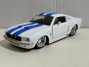 JADA BIGTIME BTM 1967 SHELBY GT-500 WHITE 1:32 DIECAST MODEL 5.5" NEW NO BOX - Picture 1 of 10