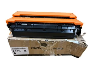 Tooker 2 Schwarz Tonerkassette Ersatz für HP 206X - HT0206BX*2-NC mit Chips - Bild 1 von 4