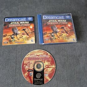 Star Wars Demolition SEGA Dreamcast With Manual 