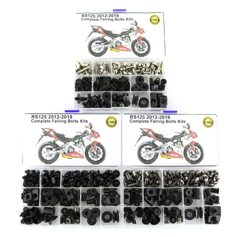 Fit For Aprilia 1995-2003 RS250 Full Fairing Bolt Bolts Bodywork Screws Nut Kit - Image 1 of 4