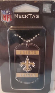 New Orleans Saints Dog Tag Necklace - NFL - Picture 1 of 1