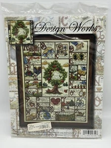 Design Works FAMILIES ARE FORVER ABC Kit Punto de Cruz Vintage 16"x20" #2709 NUEVO - Imagen 1 de 4