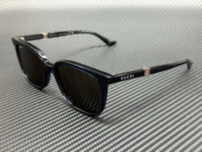 GUCCI GG1493S 004 Blue Brown Men's Large 54 mm Sunglasses - Image 1 of 4