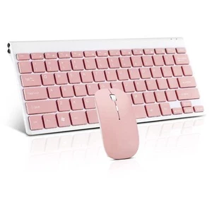 Wireless Keyboard and Mouse Combo Compact Quiet Wireless Keyboard and Mouse S... - Picture 1 of 8